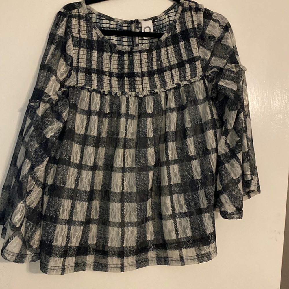 Plaid top